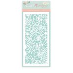 Stamperia 12x25cm Media Stencil - Circle of Love Texture Roses