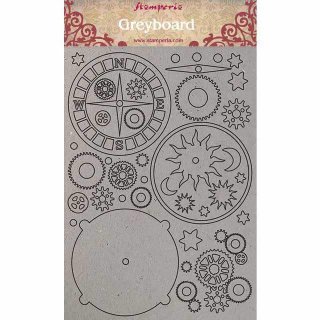 Stamperia A4 Greyboard - Arctic Antarctic