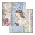 Stamperia 12x12 Scrapbooking Pad - Hortensia
