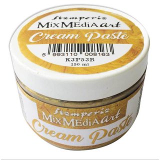 Stamperia Cream Paste 150ml - Gold