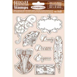 Princess 14x18cm HD Natural Rubber Stamp