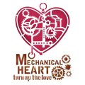 Stamperia D Stencil 20x15cm - Mechanical Heart
