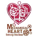 Stamperia D Stencil 20x15cm - Mechanical Heart