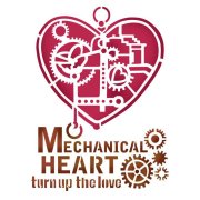 Stamperia D Stencil 20x15cm - Mechanical Heart