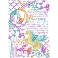 Stamperia G Stencil 21x29.7cm - Wonderland
