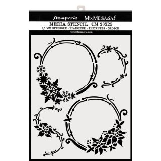 Stamperia 20x25cm Media Stencil - Garlands