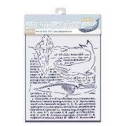 Stamperia 20x25cm Media Stencil - Whale