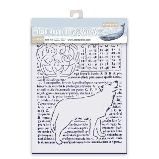 Stamperia 20x25cm Media Stencil - Wolf