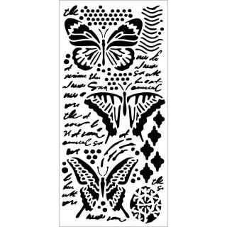 Stamperia 12x25cm Stencil - Butterflies