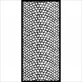 Stamperia 12x25cm Thick Stencil - Lady Vagabond Lifestyle Cobblestone
