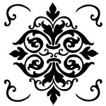 Stamperia 18x18cm Stencil - Decor