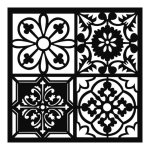 Stamperia 18x18cm Stencil - Tile