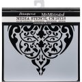 Stamperia 18x18cm Stencil - Heart