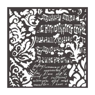 Stamperia 18x18cm Stencil - Wallpaper Fantasy
