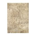 Stamperia A6 Rice Paper Selection of 8 - Backgrounds Around The World