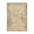 Stamperia A6 Rice Paper Selection of 8 - Backgrounds Around The World
