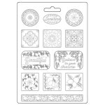 Stamperia A4 Soft Mould - Blue Dream Plates