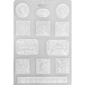 Stamperia A4 Soft Mould - Blue Dream Plates
