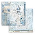 Stamperia 12x12 Scrapbooking Pad - Blue Land