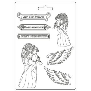 Stamperia A5 Soft Mould - Angel And Wings