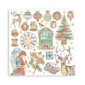 Stamperia 12x12 Scrapbooking Pad - Christmas Greetings