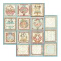 Stamperia 12x12 Scrapbooking Pad - Christmas Greetings
