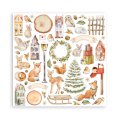 Stamperia 8x8 Mini Scrapbooking Pad - Winter Valley
