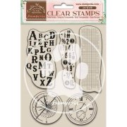 Stamperia 14x18cm Acrylic Stamp - Create Happiness - Alphabet And Numbers