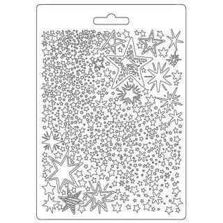 Stamperia A5 Soft Mould - Christmas Patchwork Stars
