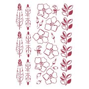 Stamperia G Stencil 21x29.7cm - Romantic Christmas Borders