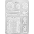 Stamperia A4 Soft Mould - Magic Forest Door And Elements