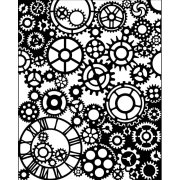 Stamperia 20x25cm Thick Stencil - Magic Forest - Mechanisms