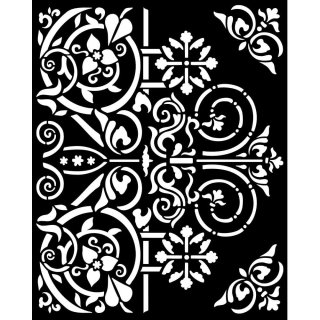 Stamperia 20x25cm Thick Stencil - Magic Forest - Door Ornaments