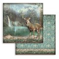 Stamperia 12x12 Scrapbooking Pad - Magic Forest Background Selection