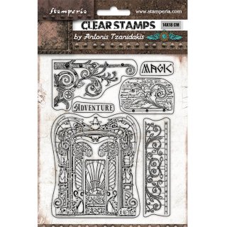 Stamperia 14x18cm Acrylic Stamp - Magic Forest - Adventure