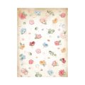 Stamperia Create Happiness Oh lá lá! 8pk Selection A6 Background Rice Papers