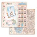 Stamperia 12x12 Scrapbooking Pad - Create Happiness - Oh lá lá!