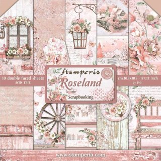 Stamperia 12x12 Scrapbooking Pad - Roseland