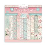Stamperia 12x12 Scrapbooking Pad - Sweet Winter Background Selection