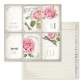 Stamperia 12x12 Scrapbooking Pad - Letters & Flowers