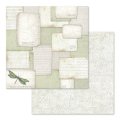 Stamperia 12x12 Scrapbooking Pad - Letters & Flowers