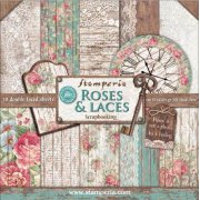 Stamperia 12x12 Scrapbooking Pad - Roses & Laces