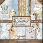 Stamperia 12x12 Scrapbooking Pad - Atelier