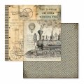 Stamperia 12x12 Scrapbooking Pad - Voyages Fantastiques