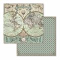 Stamperia 12x12 Scrapbooking Pad - Voyages Fantastiques