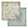Stamperia 12x12 Scrapbooking Pad - Voyages Fantastiques