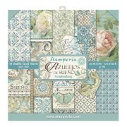 Stamperia 12x12 Scrapbooking Pad - Azulejos de Sueno