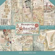 Stamperia 12x12 Scrapbooking Pad - Imagine