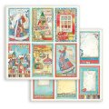 Stamperia 12x12 Scrapbooking Pad - Christmas Patchwork