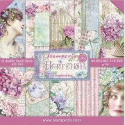 Stamperia 8x8 Mini Scrapbooking Pad - Hortensia